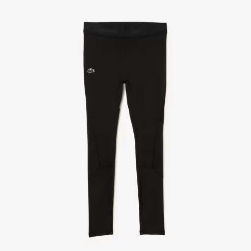 Lacoste Fitness & Training-Branded Recycled Fiber Sport Leggings