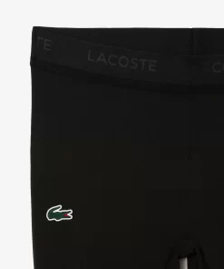 Lacoste Fitness & Training-Branded Recycled Fiber Sport Leggings