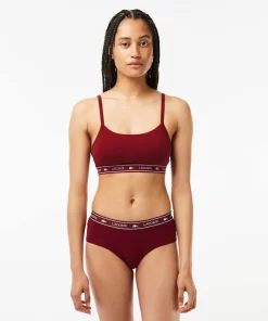 Lacoste Underwear & Loungewear-Branding Bandeau Bralette