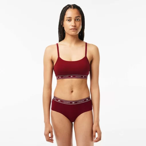 Lacoste Underwear & Loungewear-Branding Bandeau Bralette