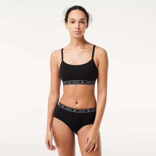 Lacoste Underwear & Loungewear-Branding Bandeau Bralette