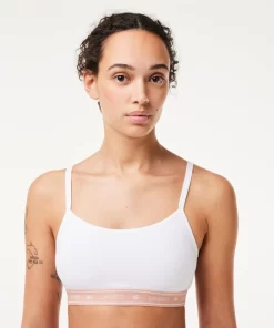 Lacoste Underwear & Loungewear-Branding Bandeau Bralette