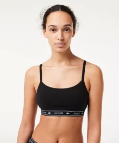 Lacoste Underwear & Loungewear-Branding Bandeau Bralette