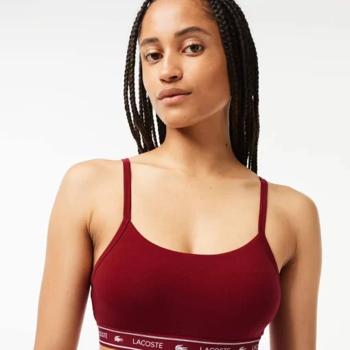 Lacoste Underwear & Loungewear-Branding Bandeau Bralette