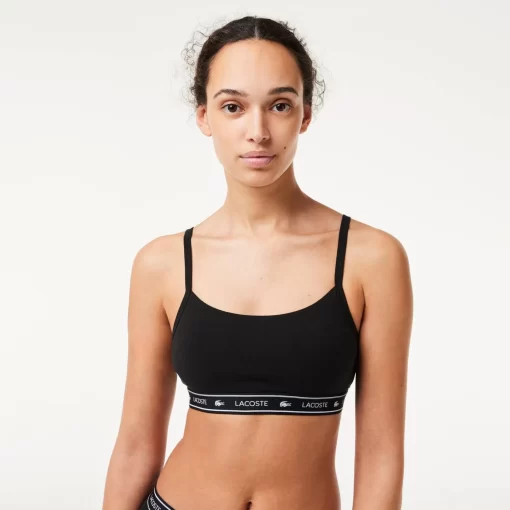 Lacoste Underwear & Loungewear-Branding Bandeau Bralette