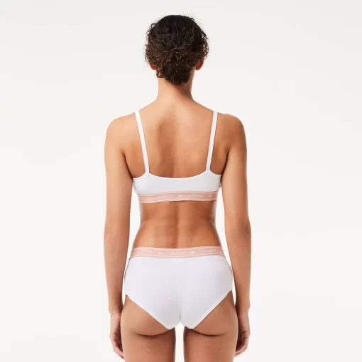 Lacoste Underwear & Loungewear-Branding Bandeau Bralette