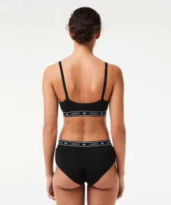 Lacoste Underwear & Loungewear-Branding Bandeau Bralette