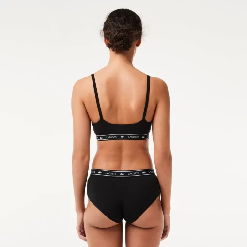 Lacoste Underwear & Loungewear-Branding Bandeau Bralette