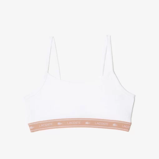 Lacoste Underwear & Loungewear-Branding Bandeau Bralette