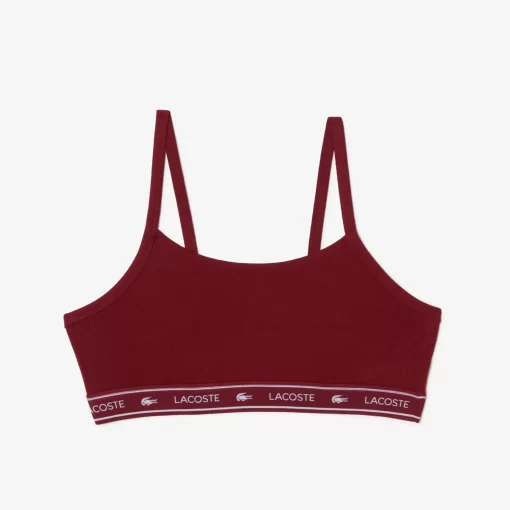 Lacoste Underwear & Loungewear-Branding Bandeau Bralette