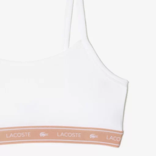 Lacoste Underwear & Loungewear-Branding Bandeau Bralette