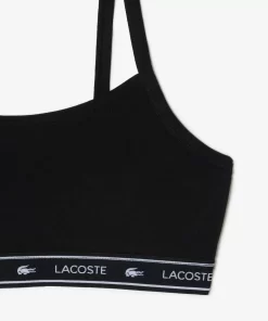 Lacoste Underwear & Loungewear-Branding Bandeau Bralette