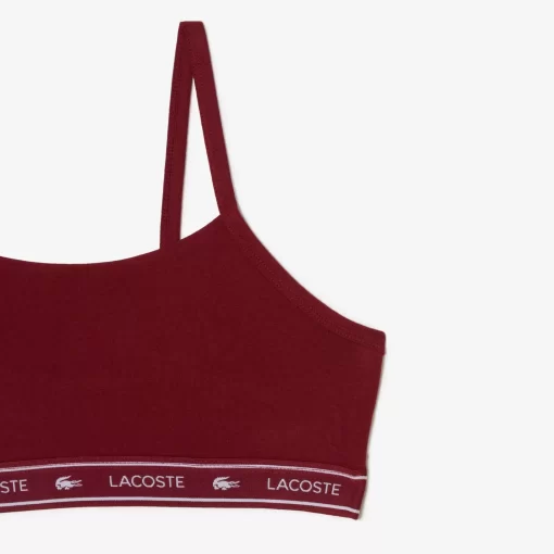 Lacoste Underwear & Loungewear-Branding Bandeau Bralette