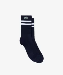 Lacoste Tennis-Breathable Jersey Tennis Socks