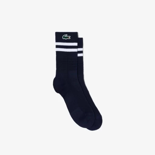 Lacoste Tennis-Breathable Jersey Tennis Socks