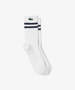 Lacoste Socks-Breathable Jersey Tennis Socks