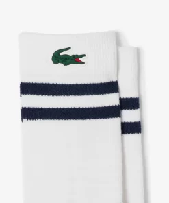 Lacoste Socks-Breathable Jersey Tennis Socks