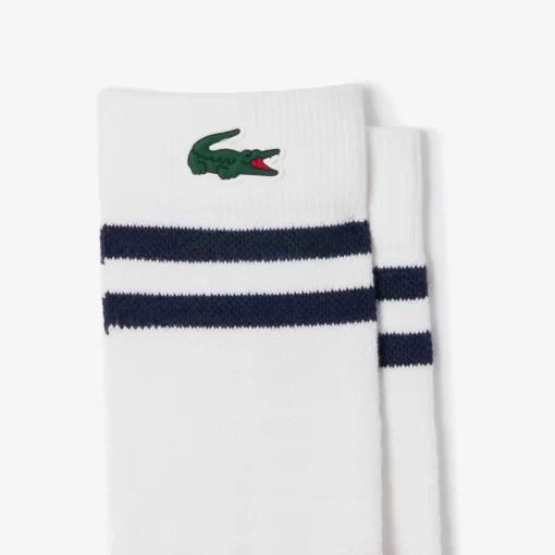 Lacoste Socks-Breathable Jersey Tennis Socks