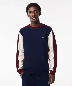 Lacoste Sweatshirts-Brushed Fleece Colourblock Jogger Sweatshirt