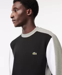 Lacoste Sweatshirts-Brushed Fleece Colourblock Jogger Sweatshirt