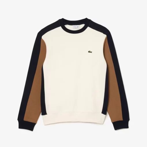 Lacoste Sweatshirts-Brushed Fleece Colourblock Jogger Sweatshirt