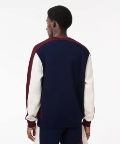 Lacoste Sweatshirts-Brushed Fleece Colourblock Jogger Sweatshirt