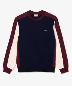 Lacoste Sweatshirts-Brushed Fleece Colourblock Jogger Sweatshirt