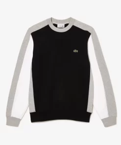 Lacoste Sweatshirts-Brushed Fleece Colourblock Jogger Sweatshirt