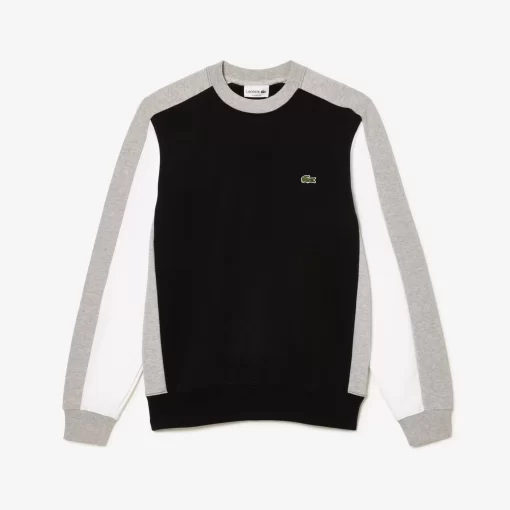 Lacoste Sweatshirts-Brushed Fleece Colourblock Jogger Sweatshirt