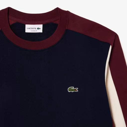 Lacoste Sweatshirts-Brushed Fleece Colourblock Jogger Sweatshirt