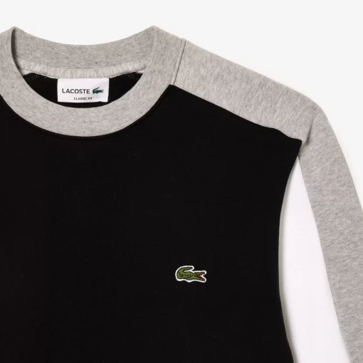 Lacoste Sweatshirts-Brushed Fleece Colourblock Jogger Sweatshirt