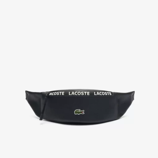 Lacoste Bum Bags-Canvas Lcst Logo Stripe Banana Bag