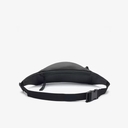 Lacoste Bum Bags-Canvas Lcst Logo Stripe Banana Bag