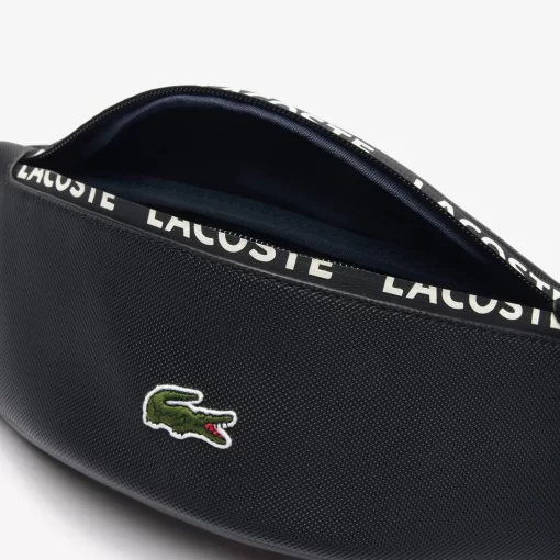 Lacoste Bum Bags-Canvas Lcst Logo Stripe Banana Bag