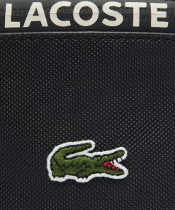 Lacoste Bum Bags-Canvas Lcst Logo Stripe Banana Bag