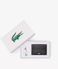 Lacoste Wallets & Small Leather Goods-Card Holder And Polo Key Chain Gift Set