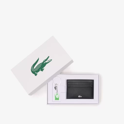 Lacoste Wallets & Small Leather Goods-Card Holder And Polo Key Chain Gift Set