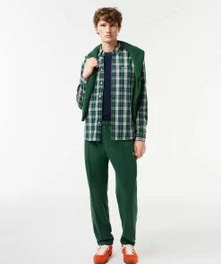 Lacoste Shirts-Check Print Stretch Shirt