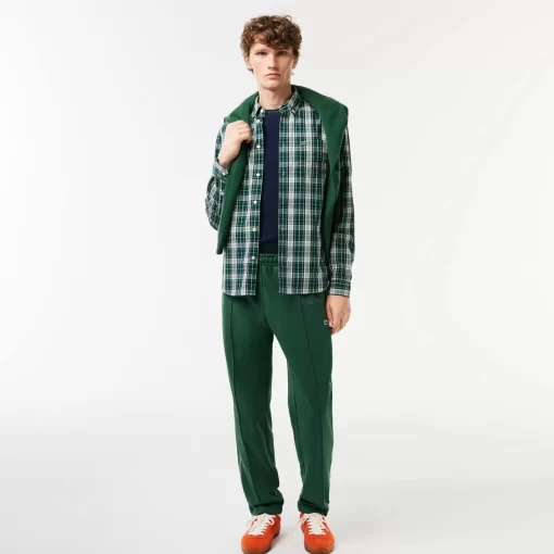 Lacoste Shirts-Check Print Stretch Shirt