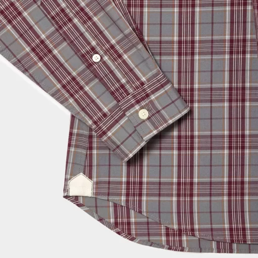 Lacoste Shirts-Check Print Stretch Shirt