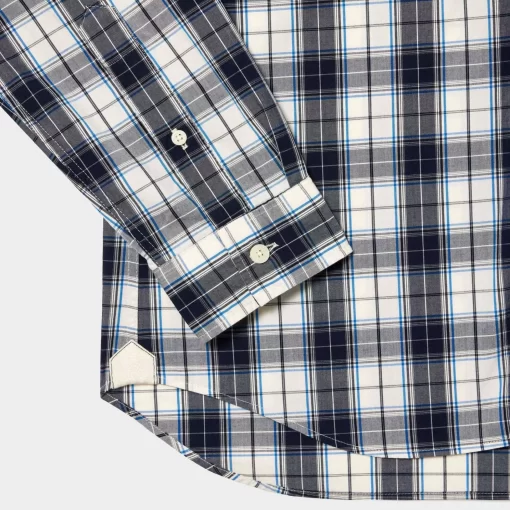 Lacoste Shirts-Check Print Stretch Shirt