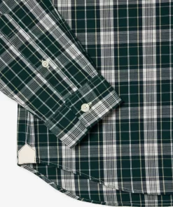 Lacoste Shirts-Check Print Stretch Shirt