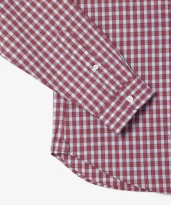 Lacoste Shirts-Checked Poplin Shirt