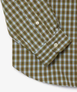 Lacoste Shirts-Checked Poplin Shirt