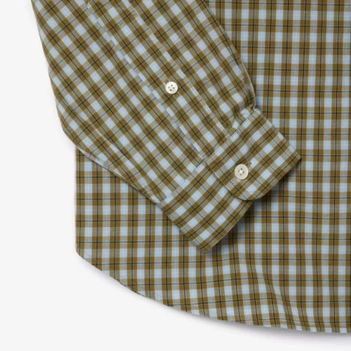 Lacoste Shirts-Checked Poplin Shirt