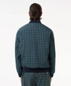 Lacoste Jackets & Coats-Checked Showerproof Harrington Jacket