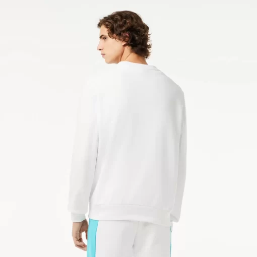 Lacoste Sweatshirts-Classic Fit 3D Print Colourblock Jogger Sweatshirt