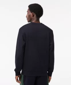 Lacoste Sweatshirts-Classic Fit 3D Print Colourblock Jogger Sweatshirt