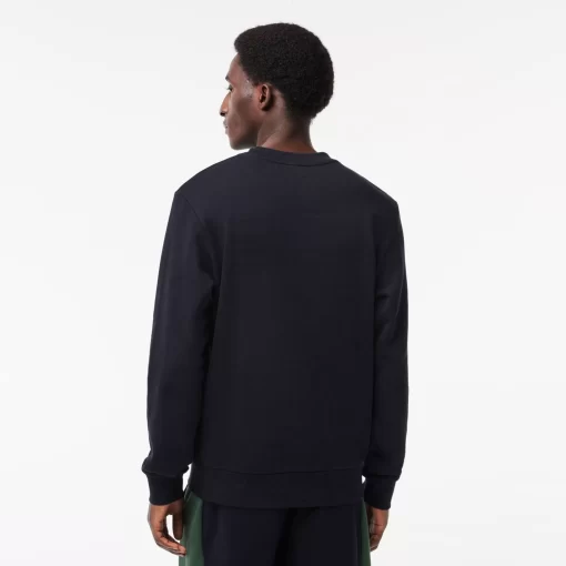 Lacoste Sweatshirts-Classic Fit 3D Print Colourblock Jogger Sweatshirt