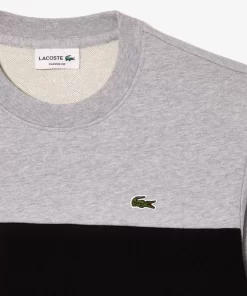 Lacoste Sweatshirts-Classic Fit 3D Print Colourblock Jogger Sweatshirt